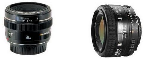 Canon 50mm f/1,4 и Nikon 50mm f/1.4D Canon 50mm f/1,4 и Nikon 50mm f/1.4D