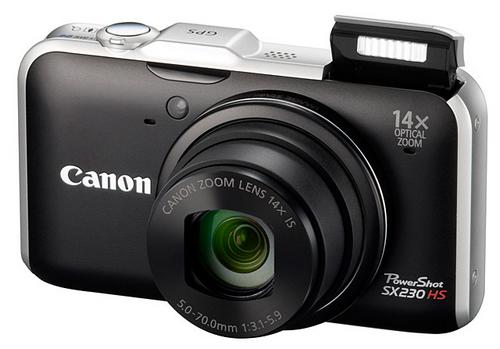 Фотоаппарат Canon PowerShot SX230 HS с GPS приемником