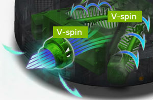 Технология сбора пыли V-Spin