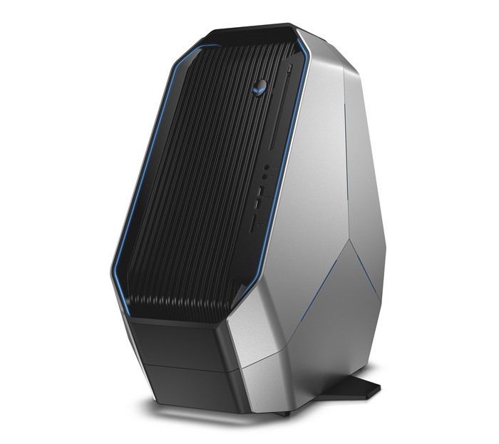 Alienware Area-51 (codename Centauri) desktop gaming computer with foot.