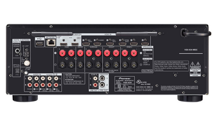Pioneer VSX-934: 7.2-канальный сетевой AV-ресивер